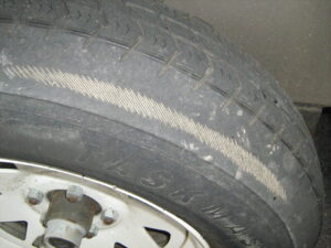 Bad Tire Due to Camber Wear