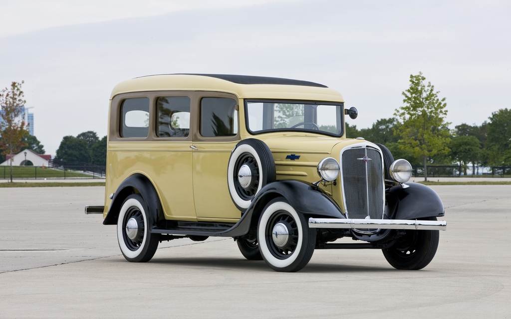 The iconic 1935 Chevrolet Suburban Carryall .... who would have guessed this nameplate would still be going strong 90 years later?