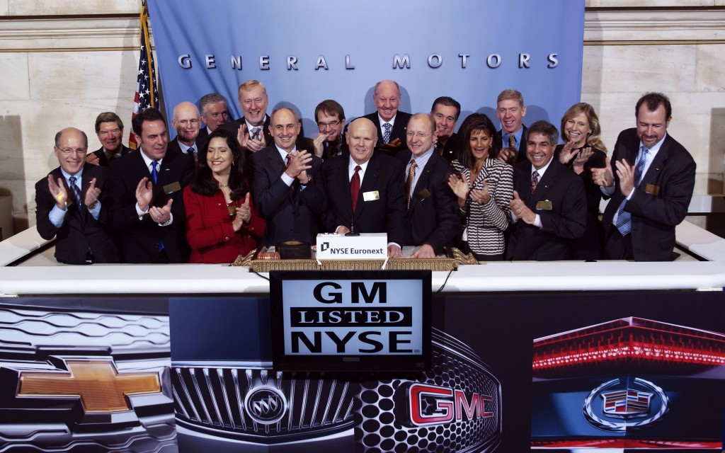 Congratulations to General Motors on a successful IPO…. and to American Consumers who are rewarded with GREAT GM Products!